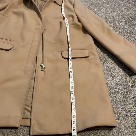 Topshop womens camel winter coat - size 8 tall - Picture 5 of 11